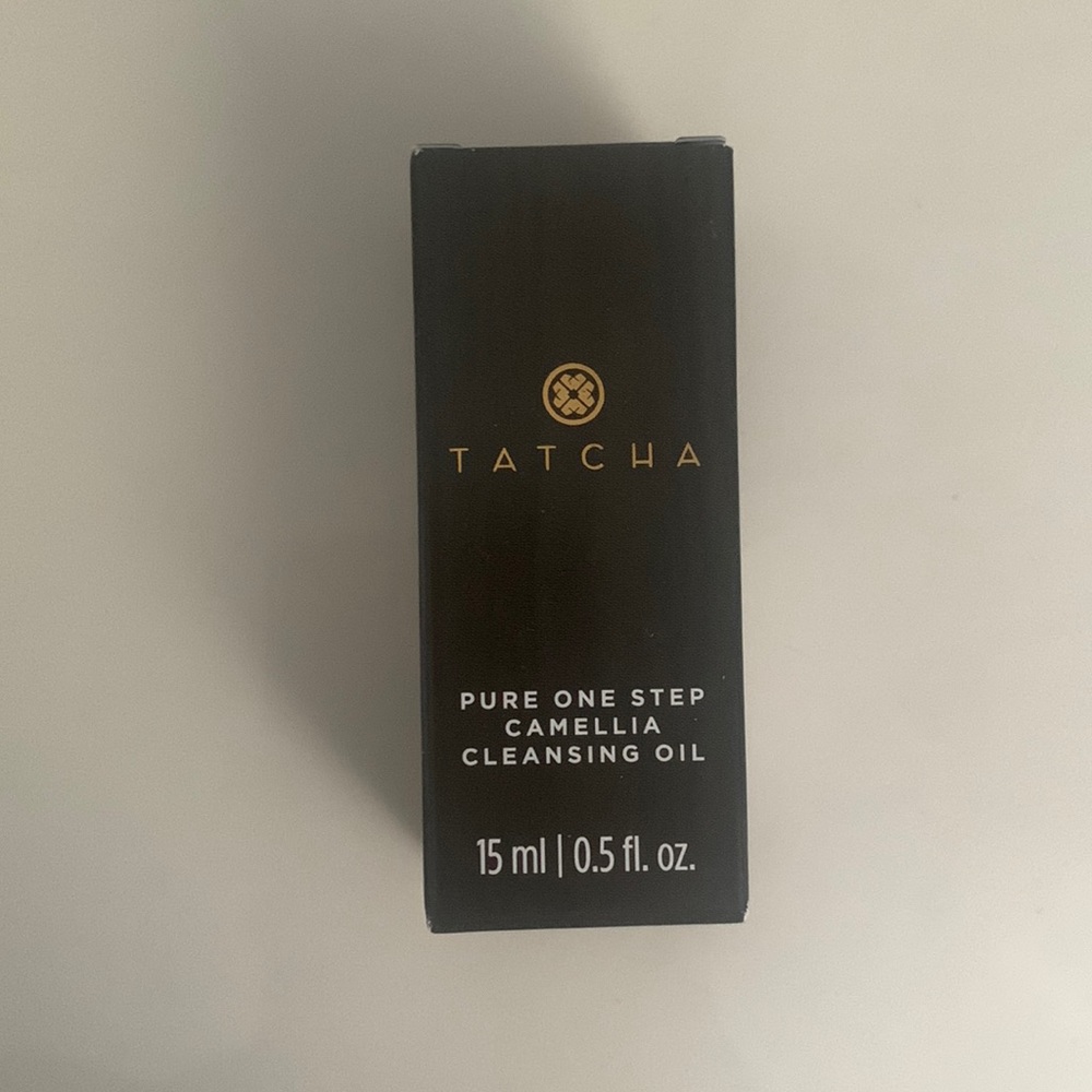 NIB Tatcha Pure One Step Camellia Cleansing Oil 0.5 fl oz Travel Size